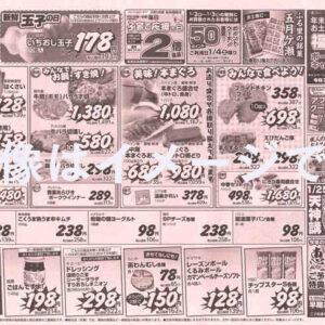 ピンク更チラシ1色刷
